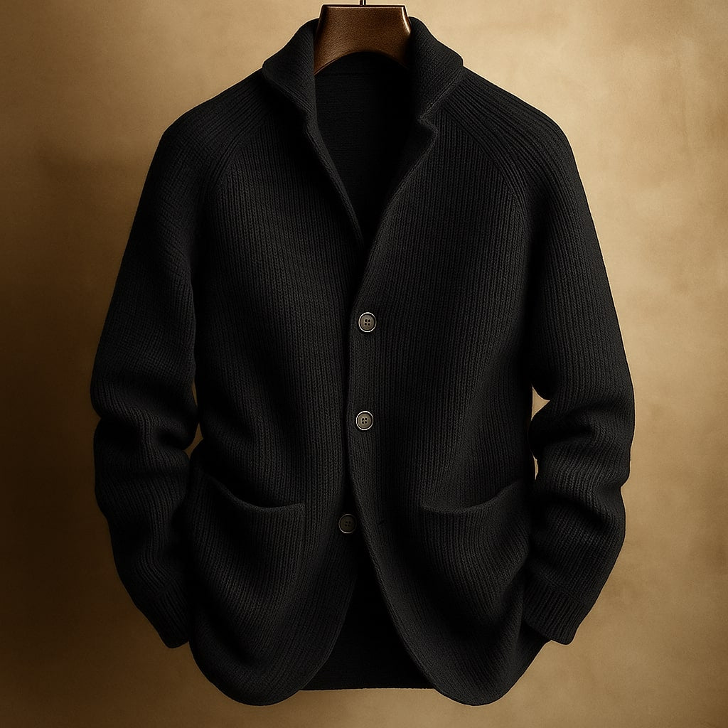 Santino | Cardigan In Maglia A Coste
