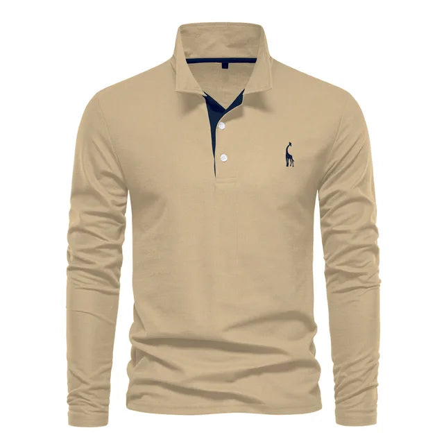 Audren | polo elegante a maniche lunghe
