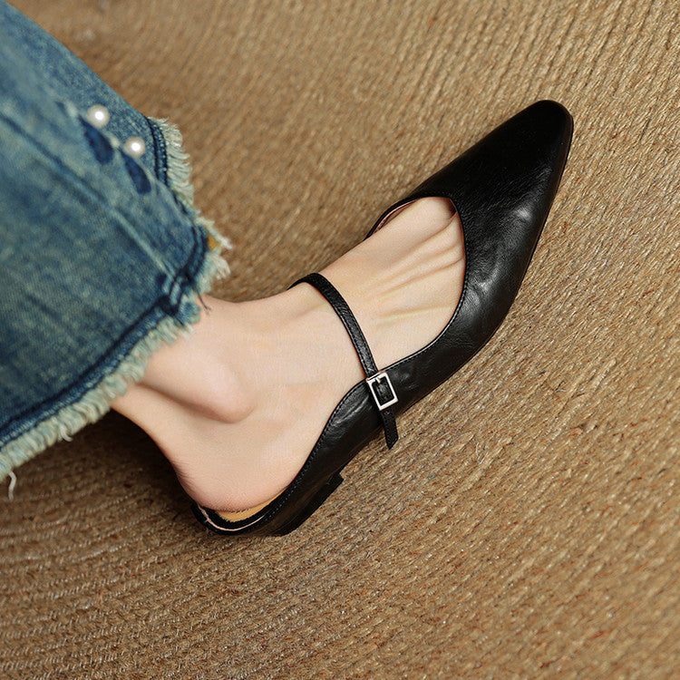Renata mules Nero indossata