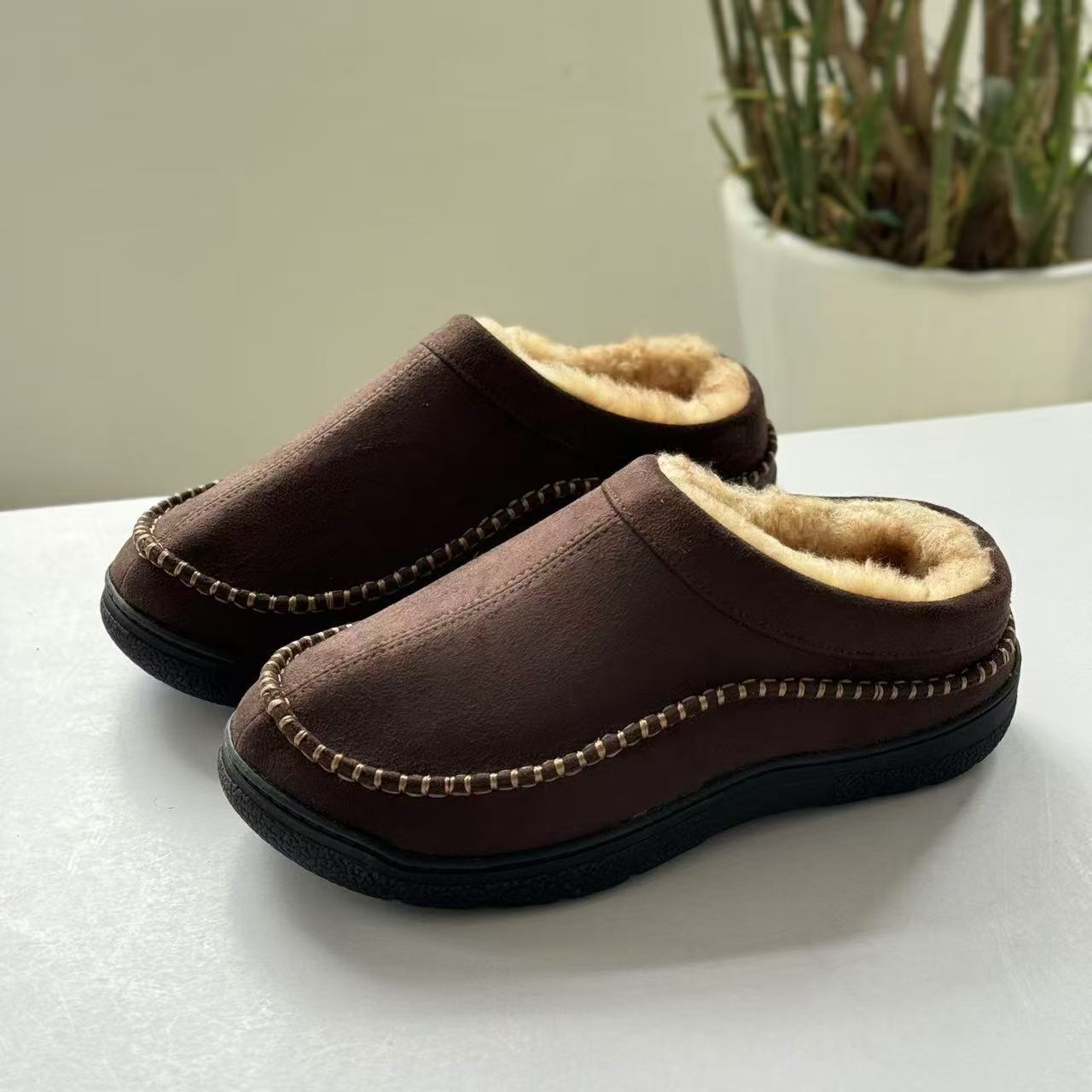 Benno | Pantofole Resistenti con Fodera Calda