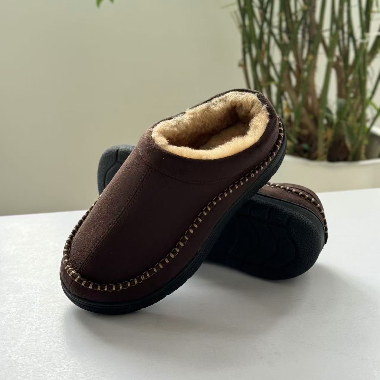 Benno | Pantofole Resistenti con Fodera Calda
