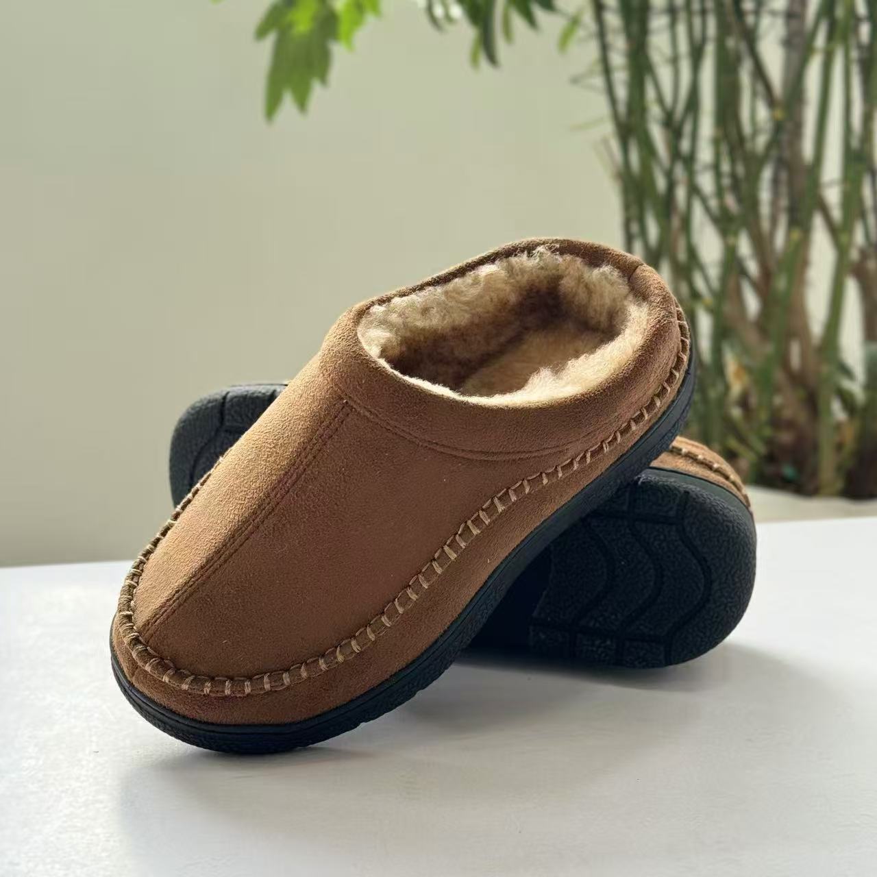 Benno | Pantofole Resistenti con Fodera Calda