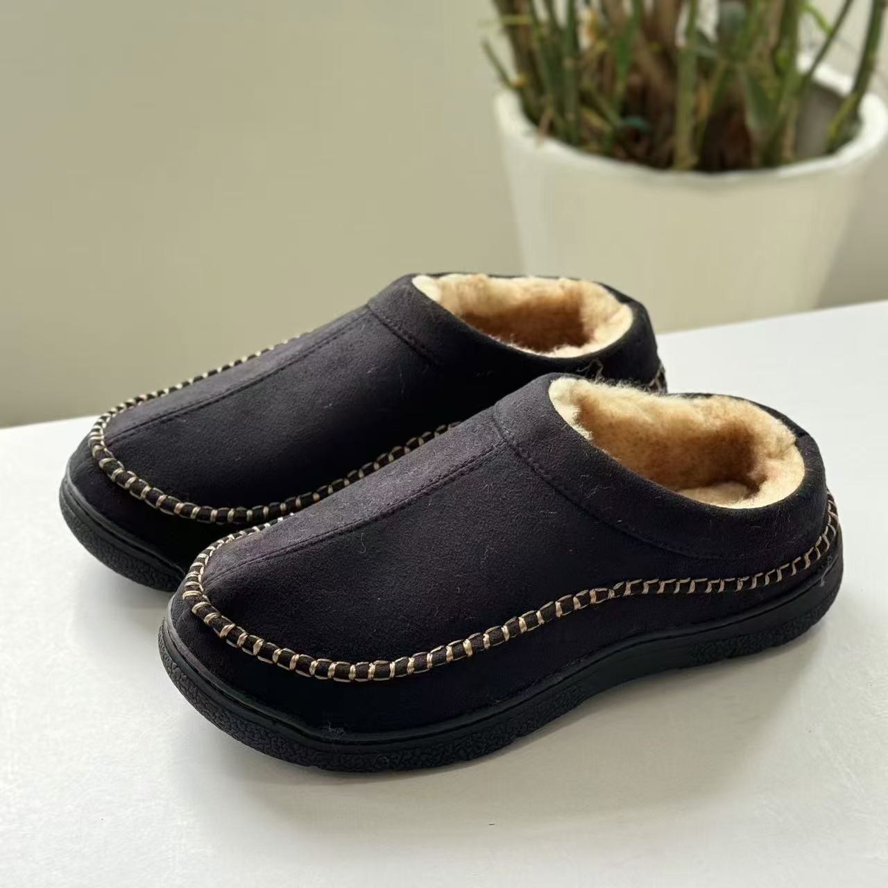 Benno | Pantofole Resistenti con Fodera Calda