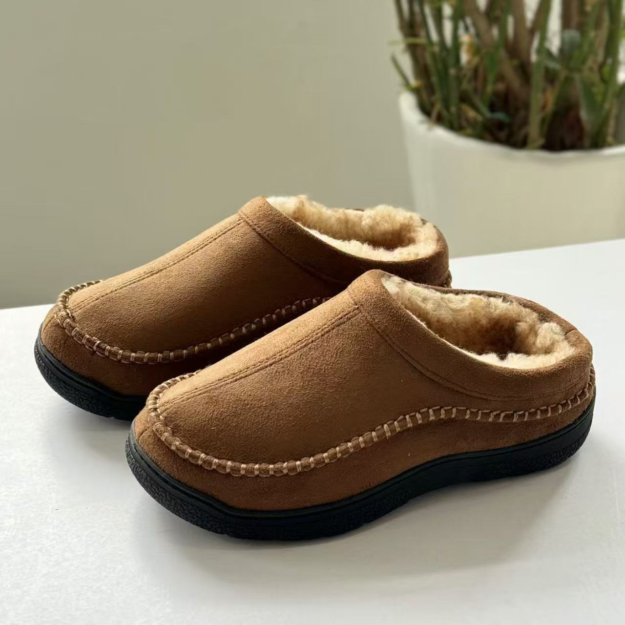 Benno | Pantofole Resistenti con Fodera Calda