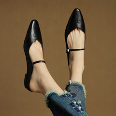 Renata mules Nero dettaglio