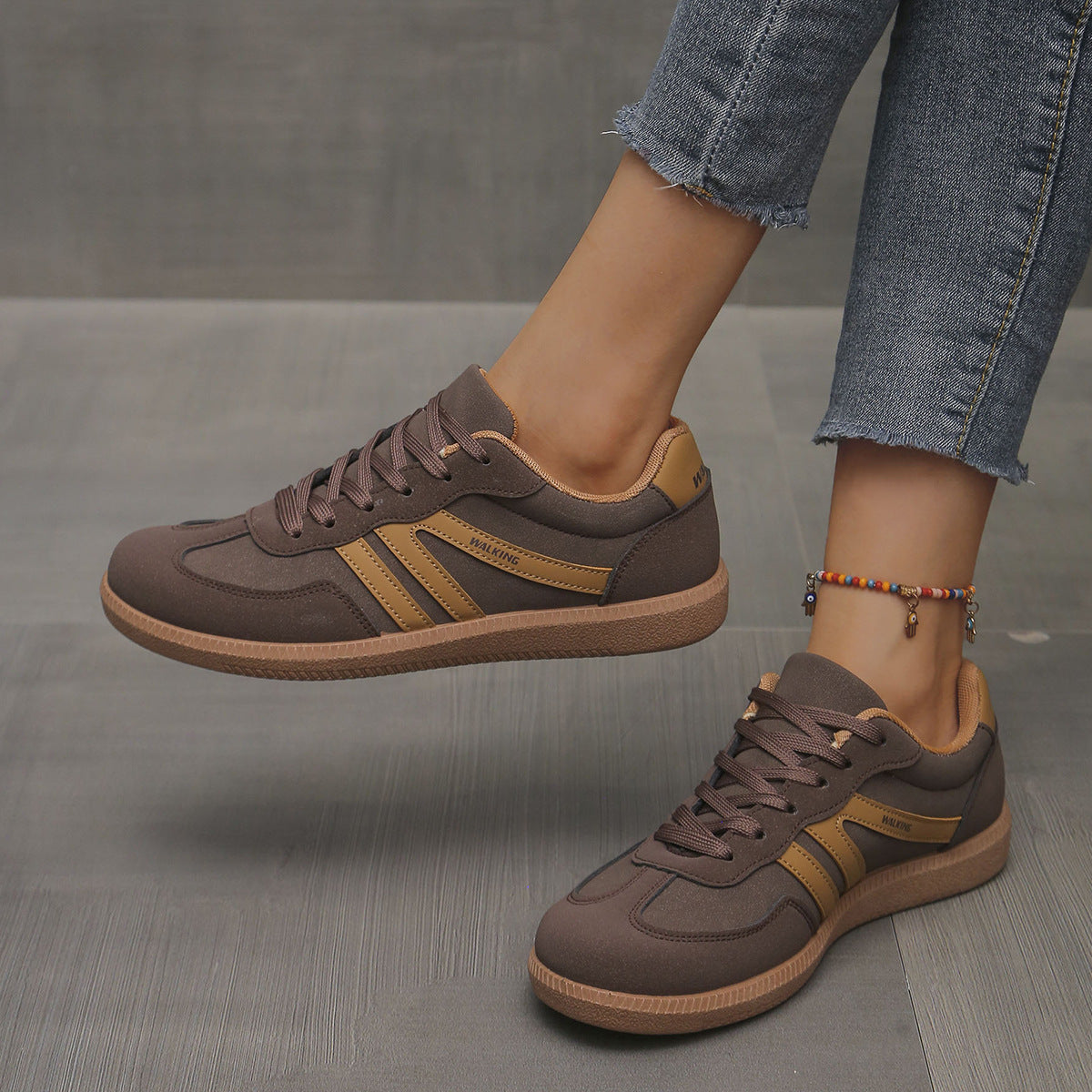 Alice Sneaker Ortopedica - Marrone