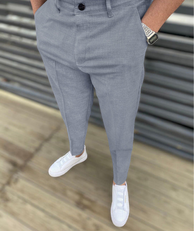 Claudio | Pantaloni casual slim fit
