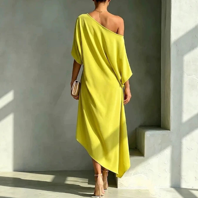 Camila | Abito elegante asimmetrico