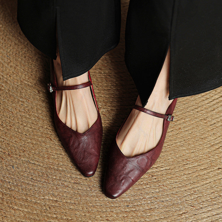 Renata mules Bordeaux dettaglio