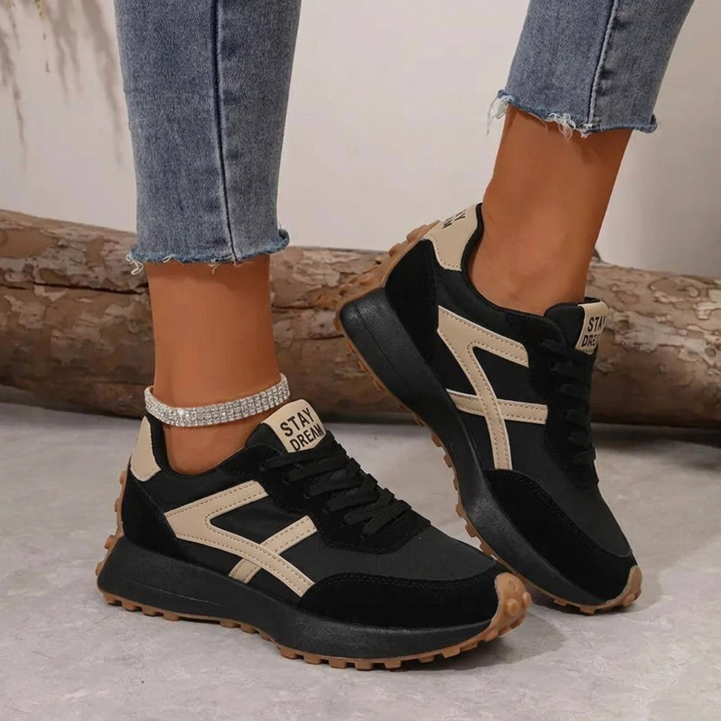 Simona | Sneaker Ortopedica in Stile Retrò