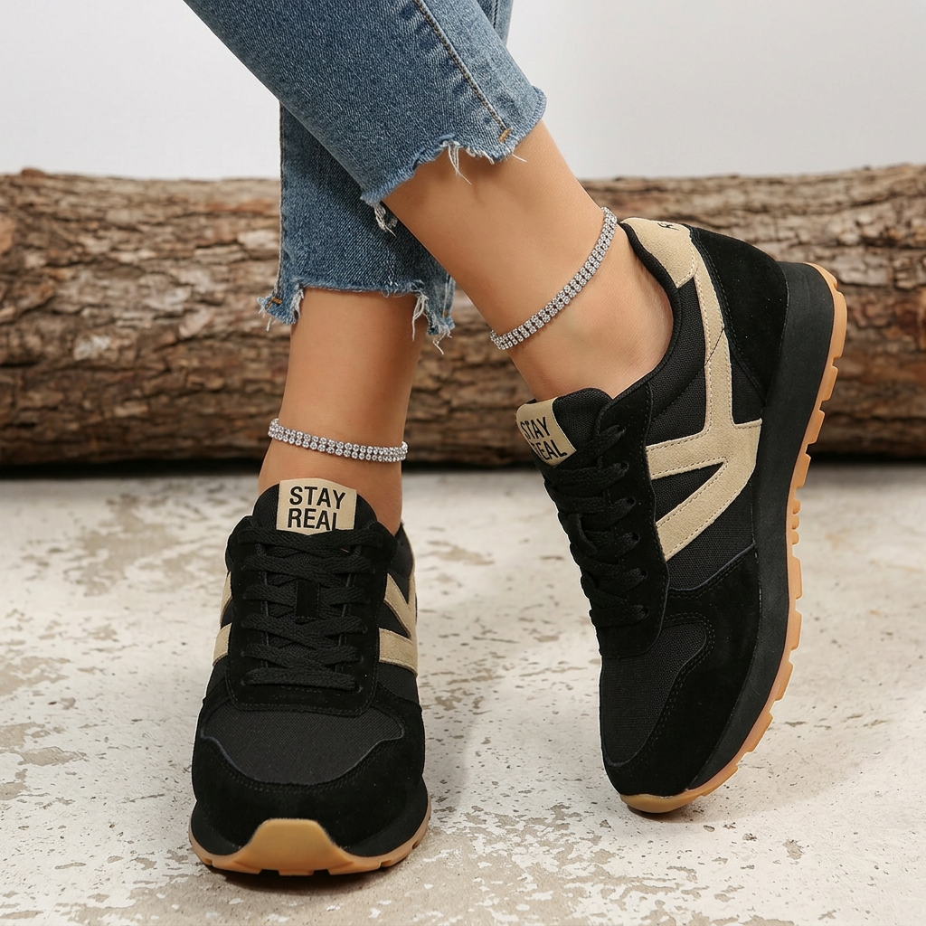 Simona | Sneaker Ortopedica in Stile Retrò