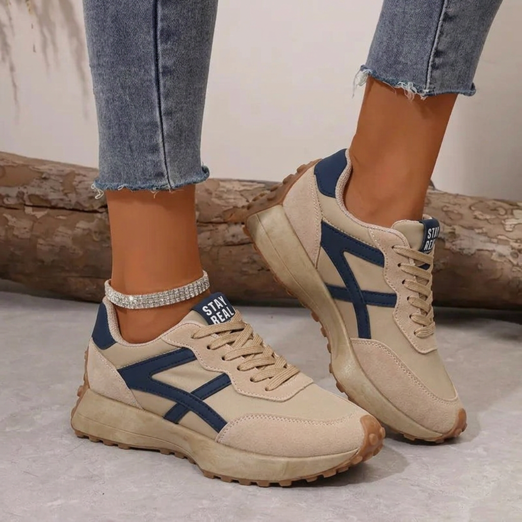 Simona | Sneaker Ortopedica in Stile Retrò