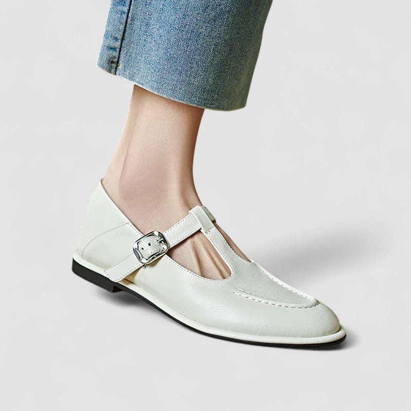 Camila – Scarpe ortopediche Mary Jane con tacco basso