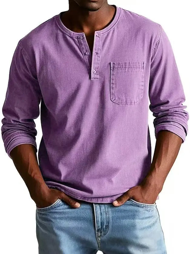Luca | Vintage Henley Shirt