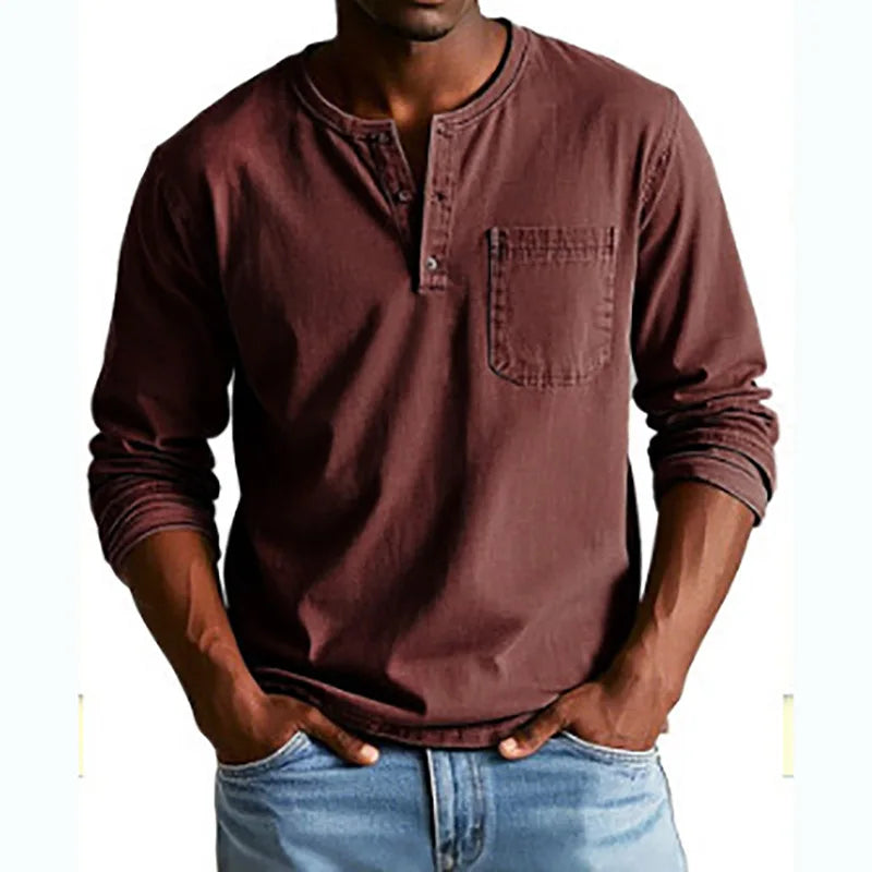 Luca | Vintage Henley Shirt
