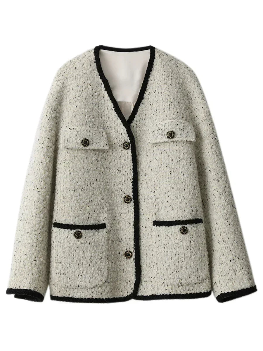 Gemma - Cappotto di Eleganza Testurizzata