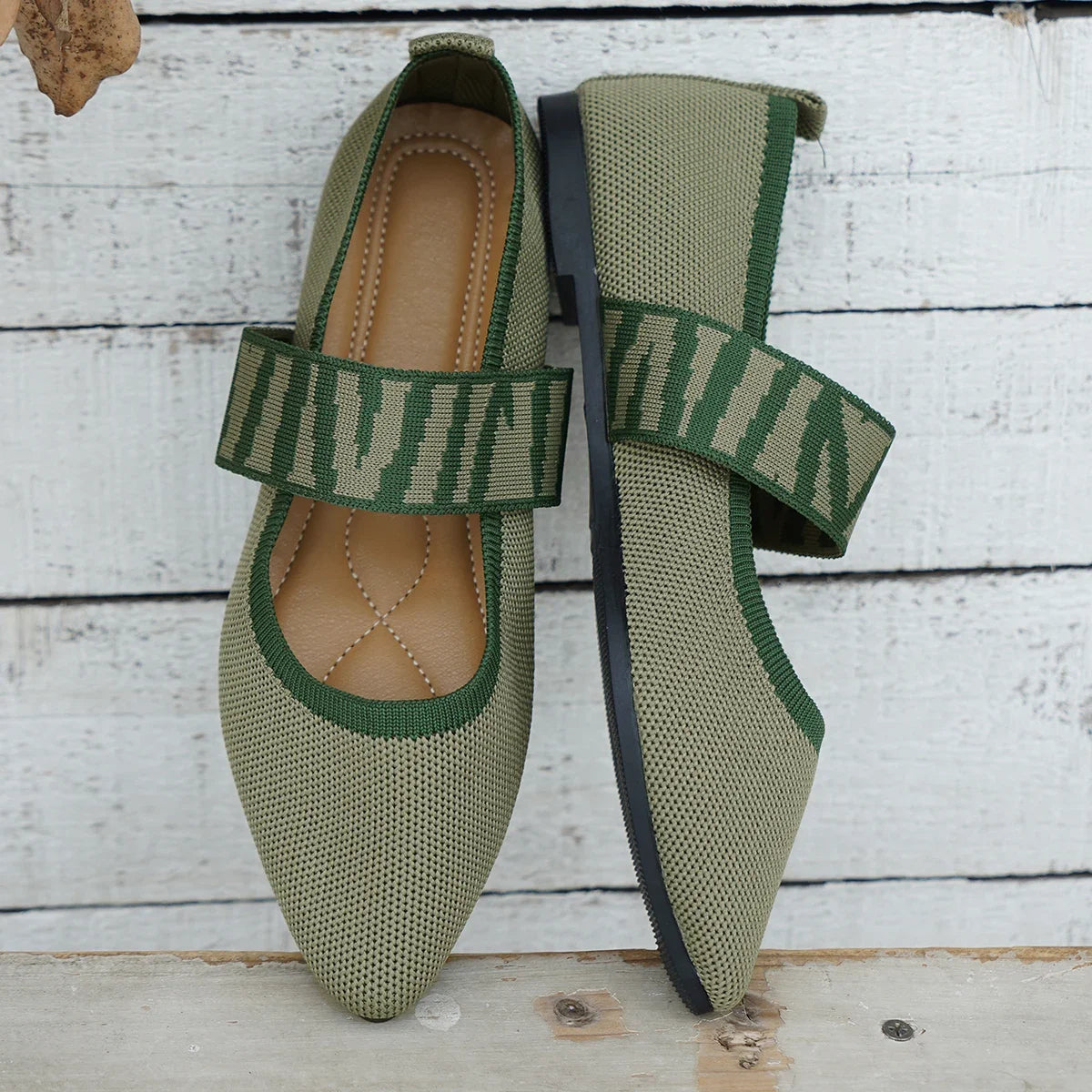 Graziella | Ballerine a Punta in Maglia