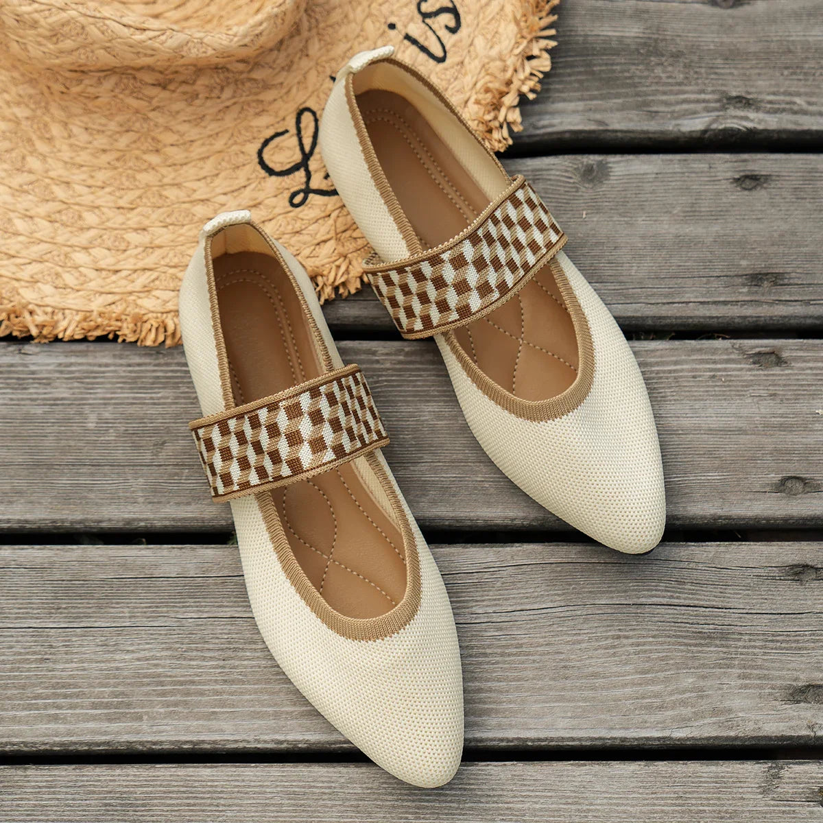 Graziella | Ballerine a Punta in Maglia