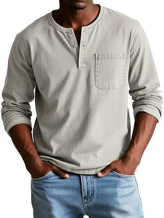 Luca | Vintage Henley Shirt