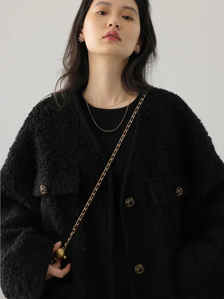 Gemma - Cappotto di Eleganza Testurizzata