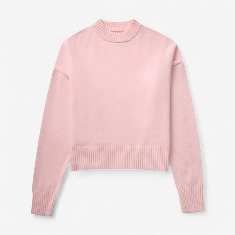 Luna – Maglione con Maniche Lunghe, Scollo Rotondo e Vestibilità Larga