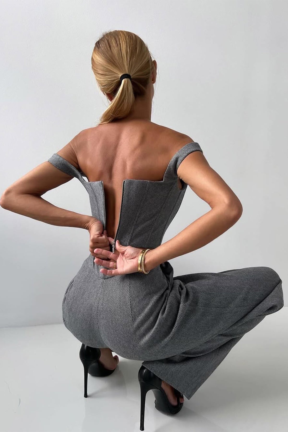 Grace | set tre pezzi con blazer doppiopetto