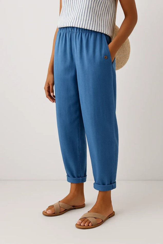 Dante | Pantalone traspirante in lino e cotone