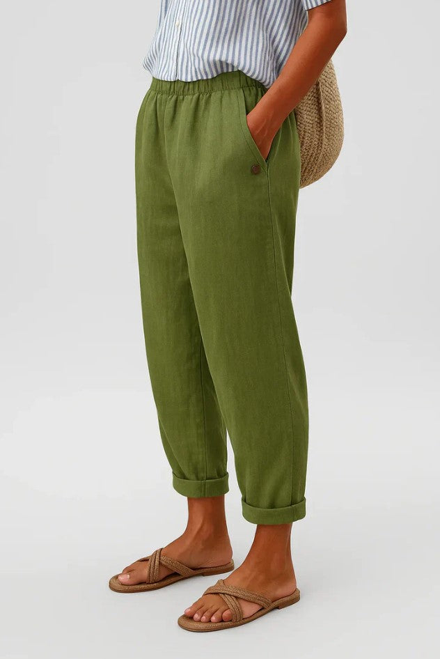 Dante | Pantalone traspirante in lino e cotone