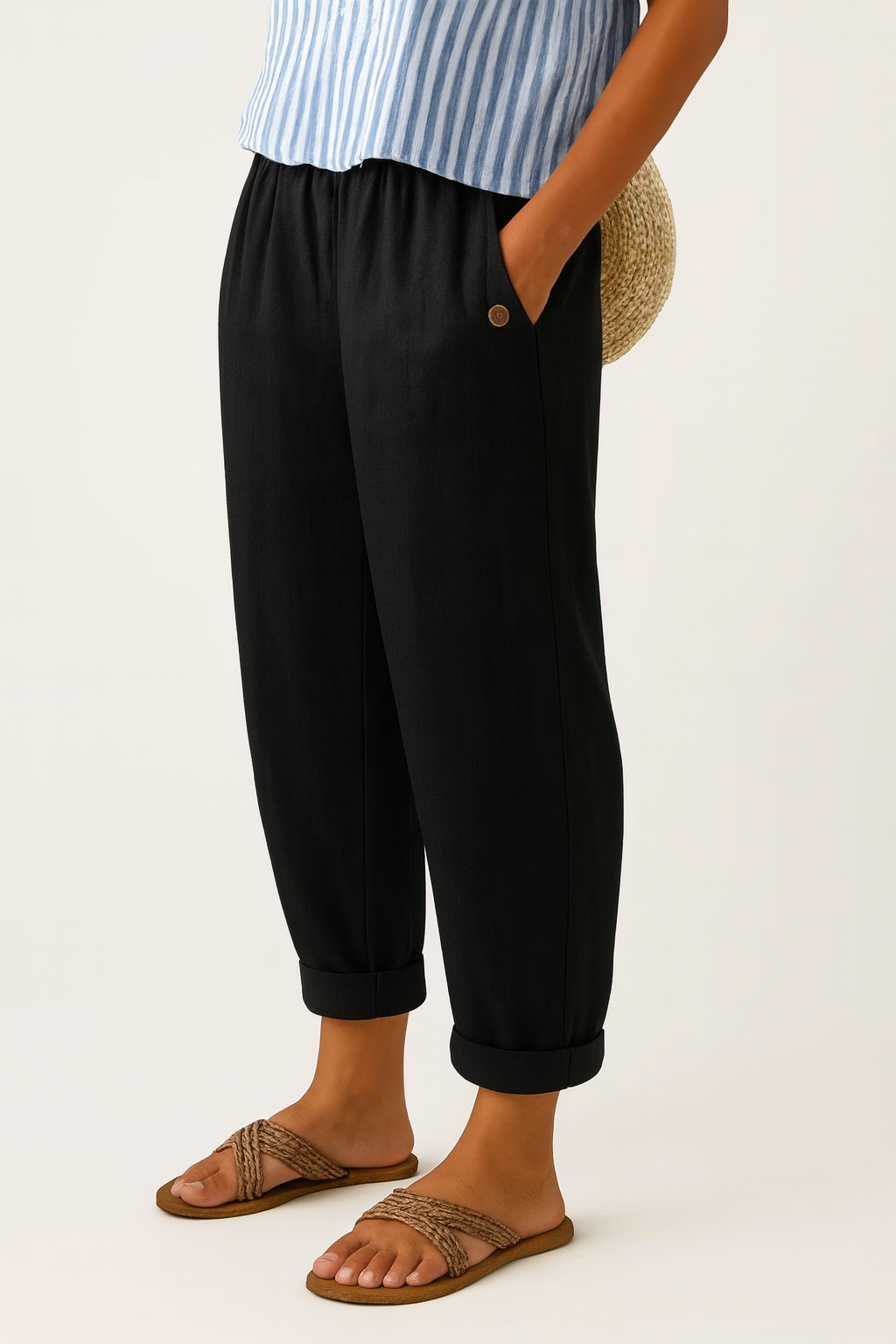 Dante | Pantalone traspirante in lino e cotone