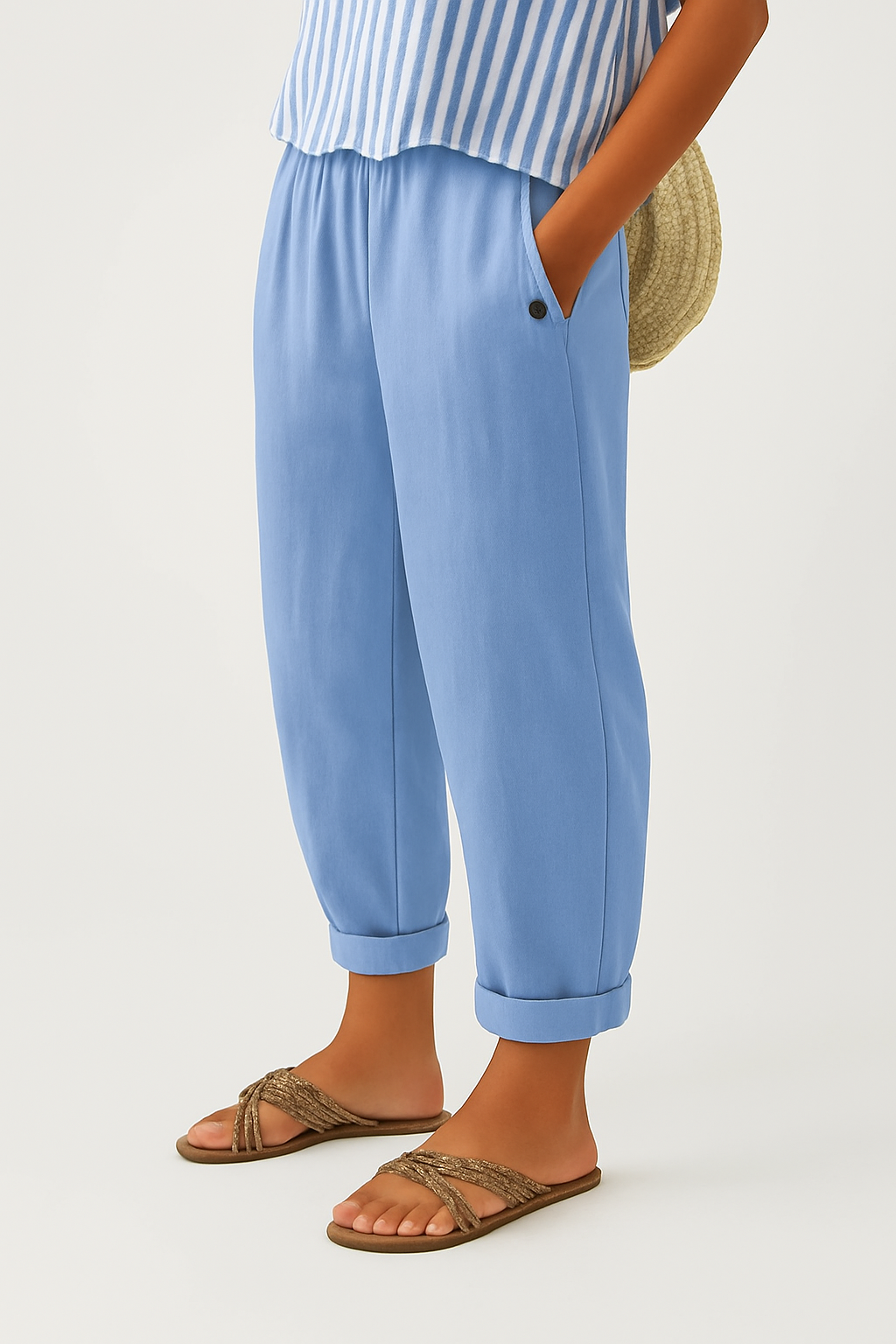 Dante | Pantalone traspirante in lino e cotone