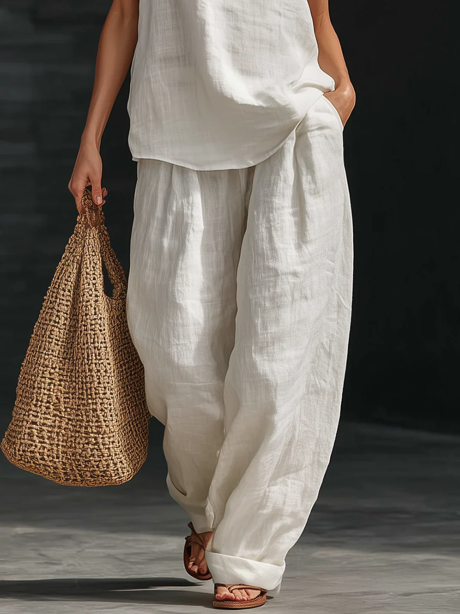 Zoë™ Set senza maniche con pantaloni larghi
