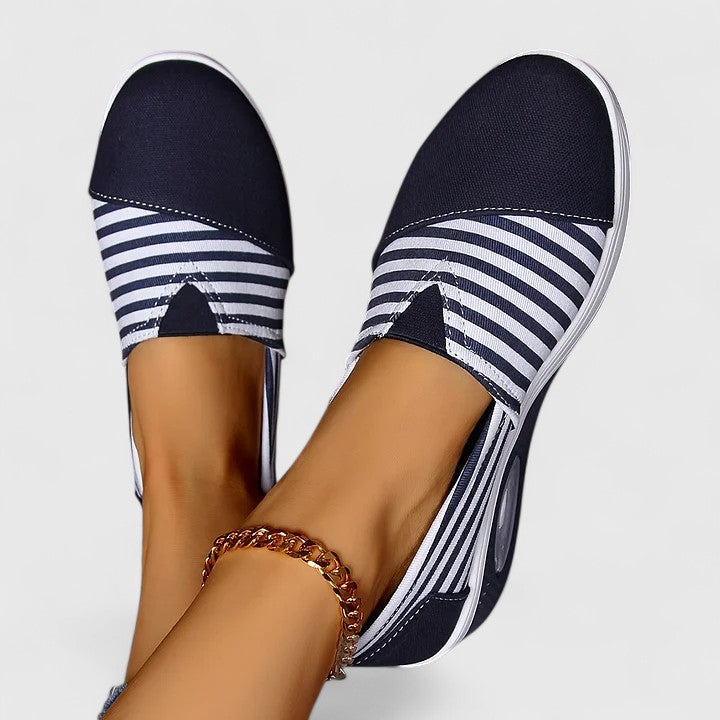 Stella | Sneaker Ortopedica a Righe