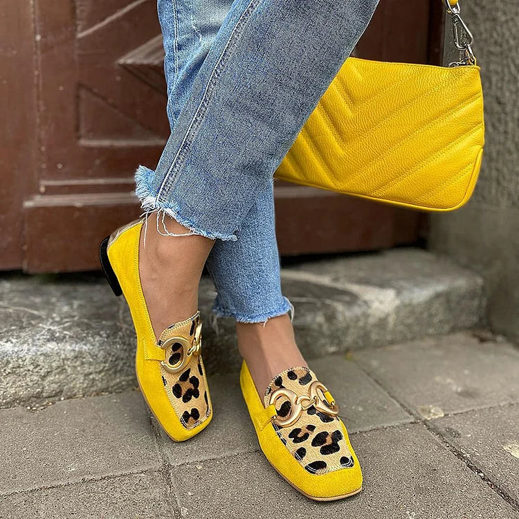 Penelope | Mocassino con Stampa Animalier