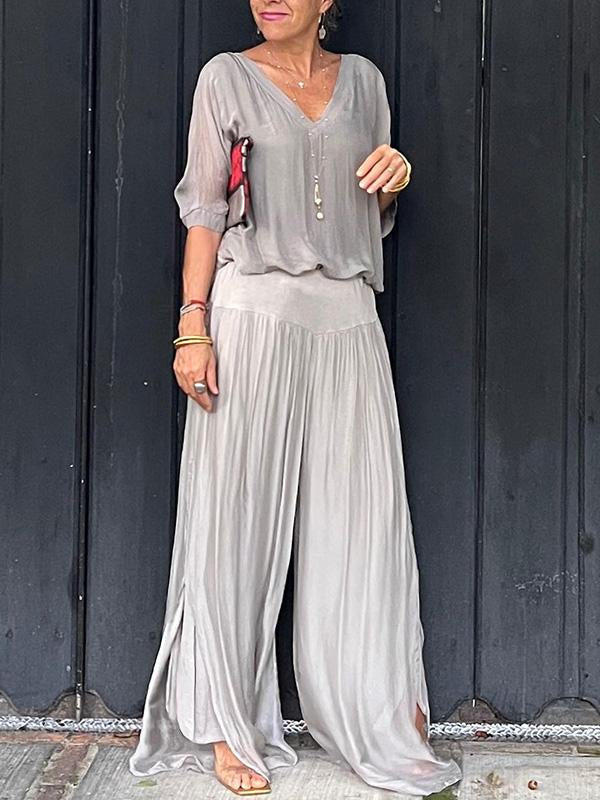 Esmeralda | completo elegante a gamba larga