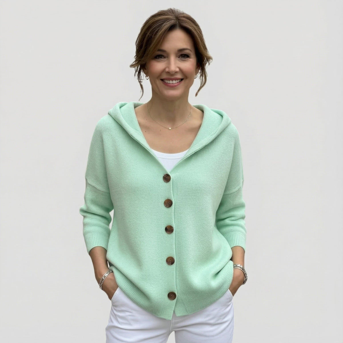 Valentina | Maglia Traforata con Cappuccio