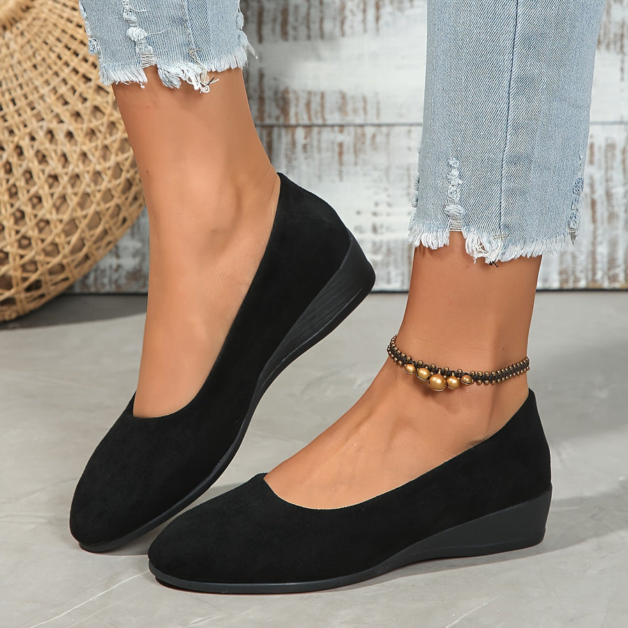 Odetta | Ballerine comfort effetto scamosciato
