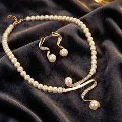 Set Collana di Perle Naturali