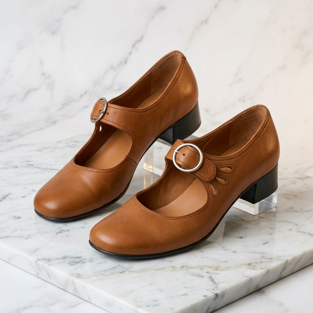 Clara - Scarpin Elegante em Couro Sintético