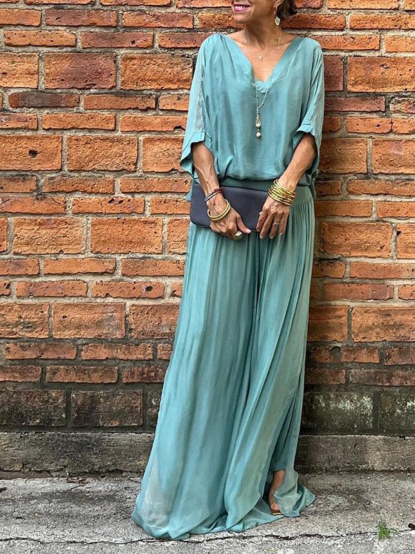 Esmeralda | completo elegante a gamba larga