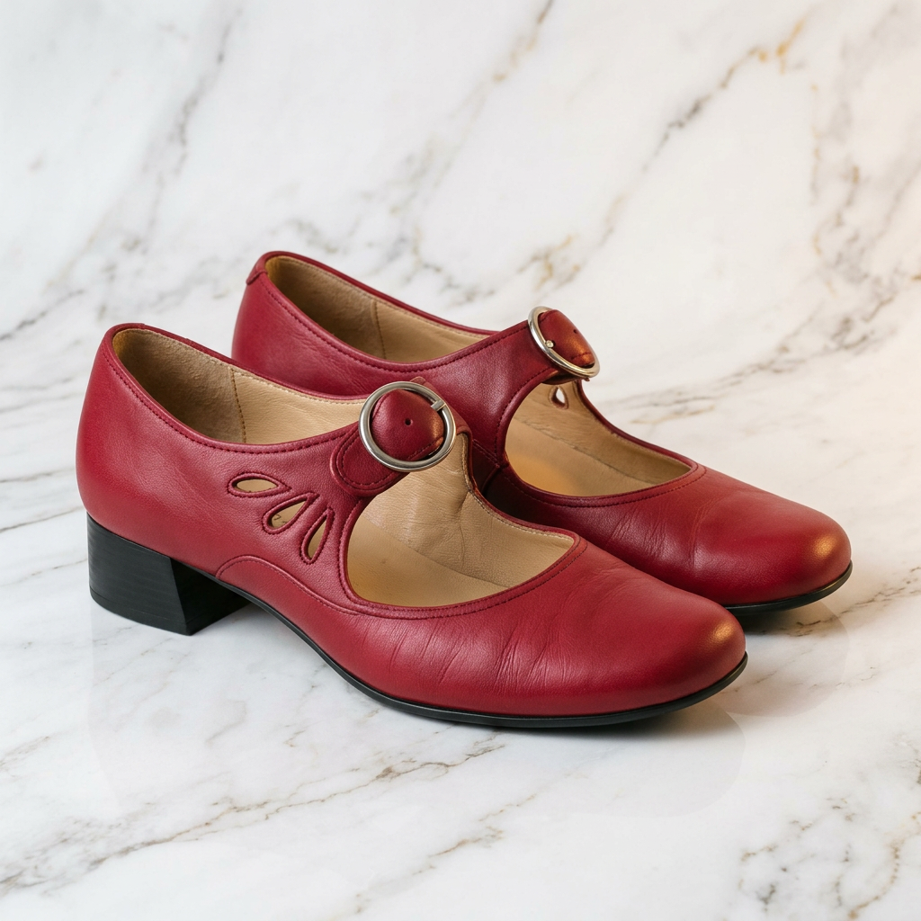 Clara - Scarpin Elegante em Couro Sintético