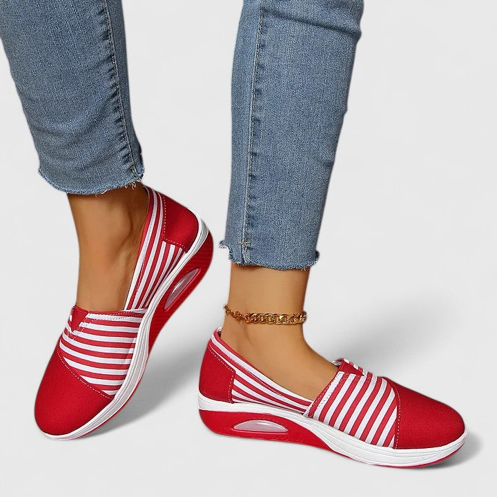 Stella | Sneaker Ortopedica a Righe