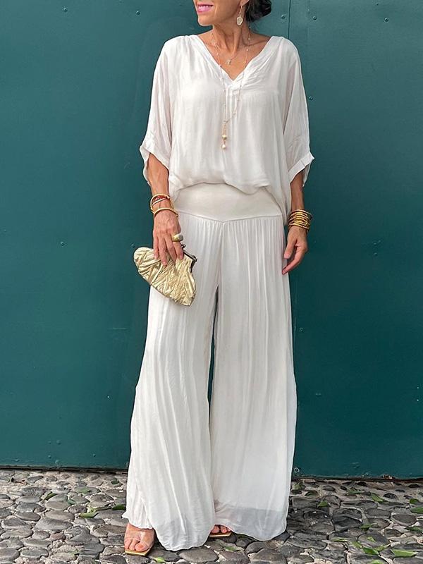 Esmeralda | completo elegante a gamba larga
