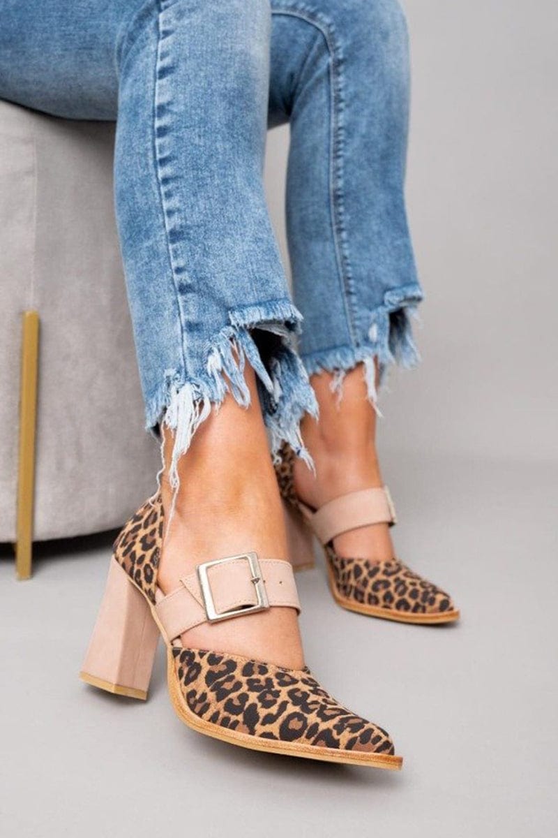 Barbara | Tacco Block Leopardato