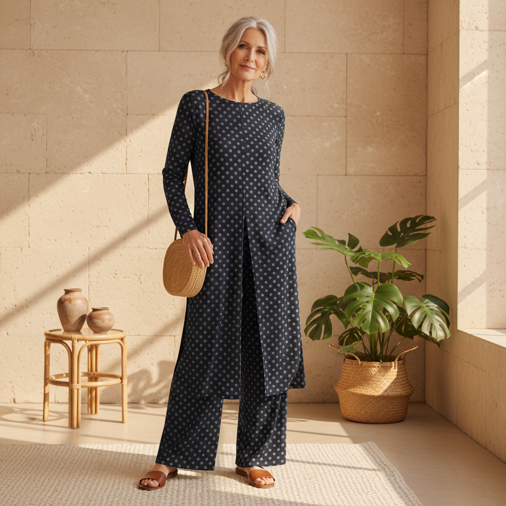 Marcella | completo a pois chic