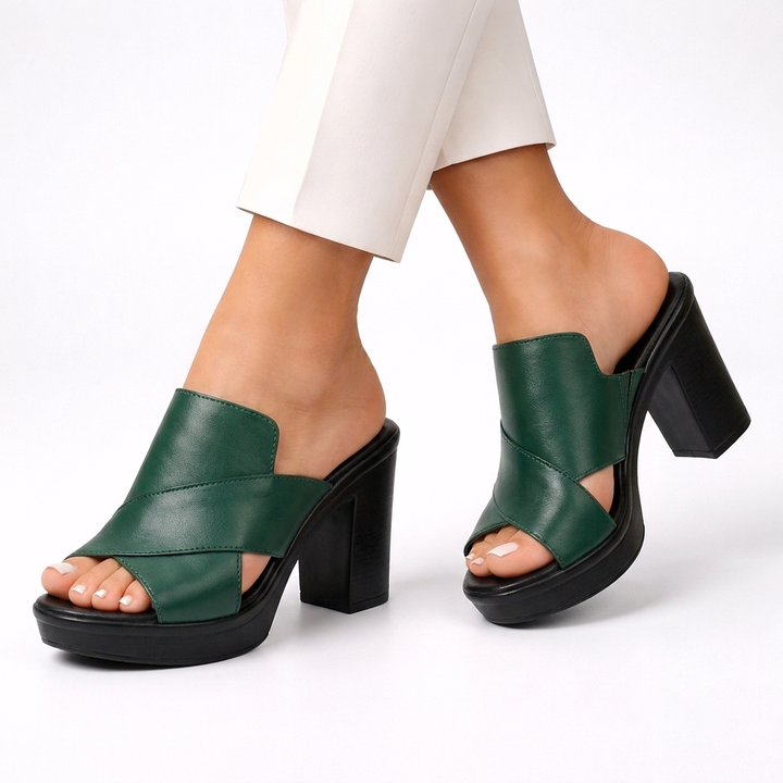 Rossella - Sandali Eleganti Verde