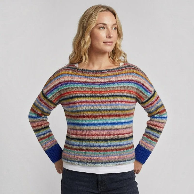 Zoe - Maglione a righe dalla vestibilità comoda