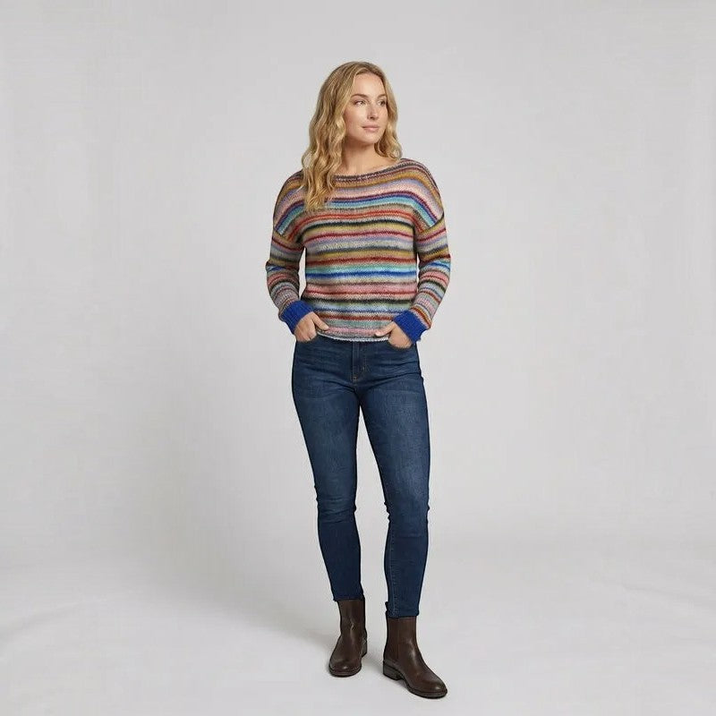 Zoe - Maglione a righe dalla vestibilità comoda