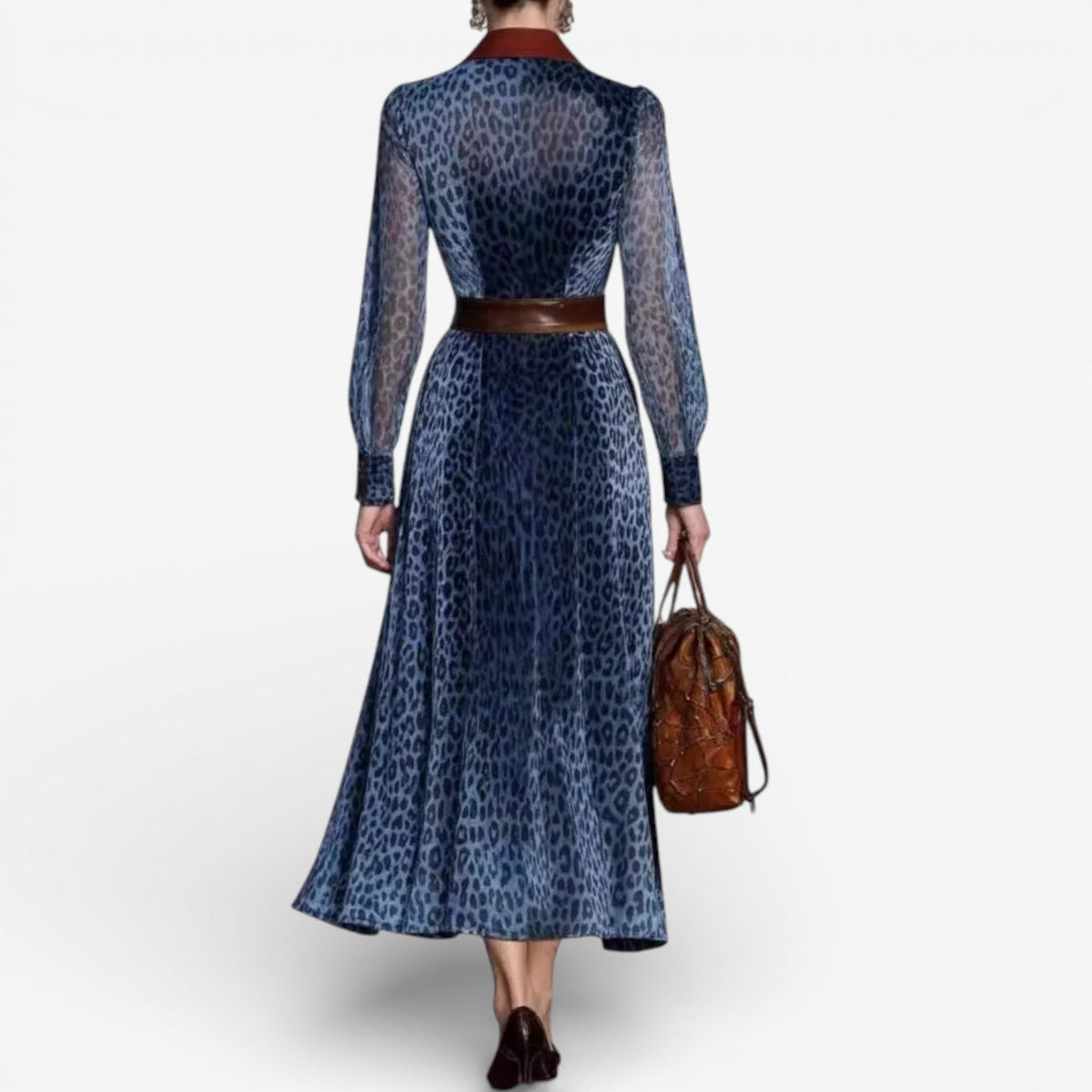Rosemarie™ Abito midi animalier