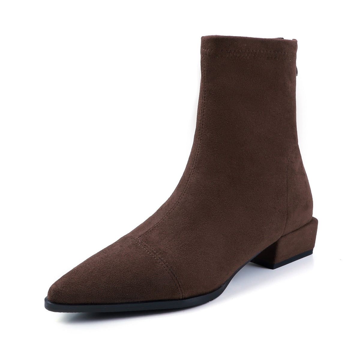 Albertina | Stivaletti Tacco Basso con Zip Posteriore
