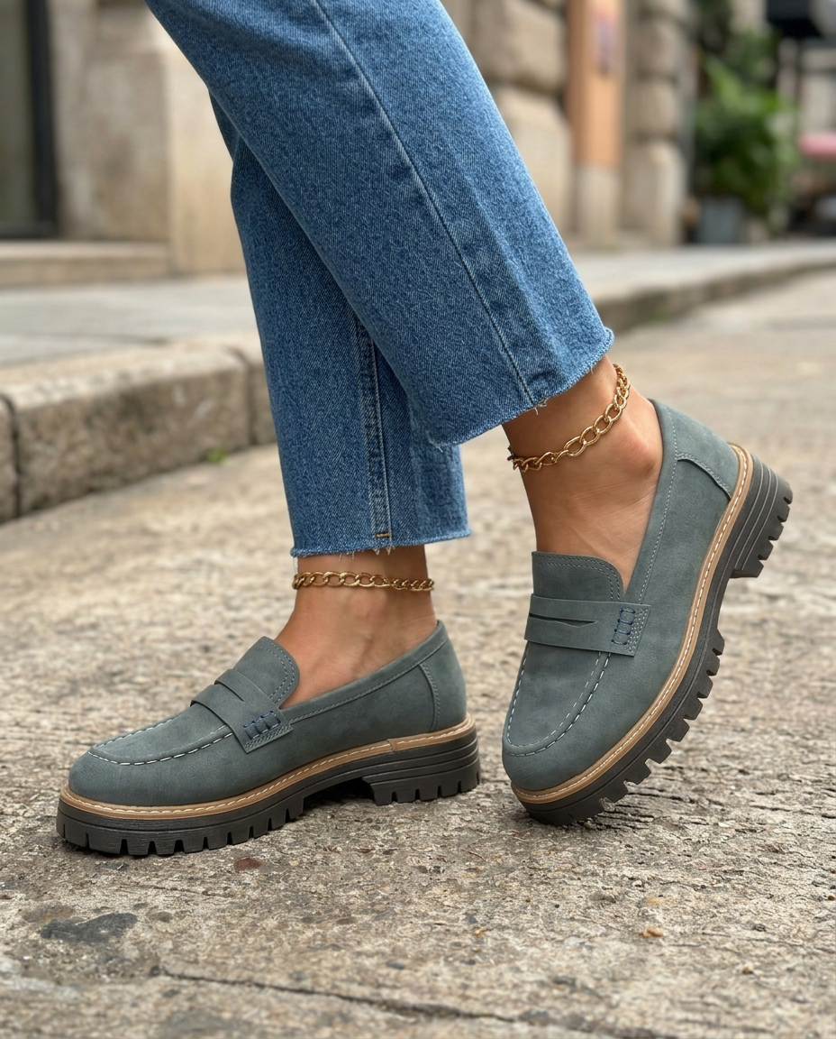 Berenice | Mocassino Platform Tacco Grosso